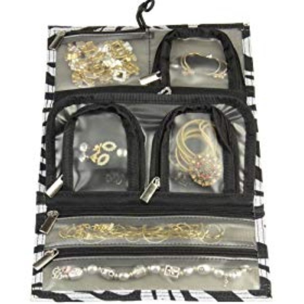 Household Essentials Tri-Fold Travel Jewelry Organ